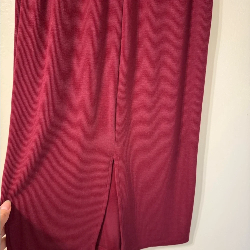 Marine Layer Lexi Ribbed Mockneck Midi XS - Picture 6 of 6
